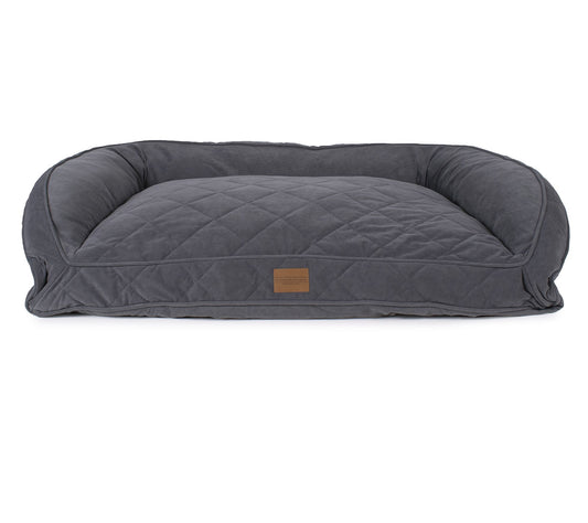 Carolina Pet S/M Quilted Microfiber Bolster Bed