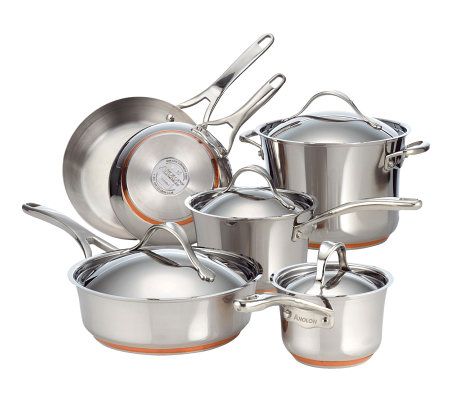 Anolon Nouvelle Stainless 10-Piece Set