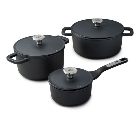 BergHOFF Phantom 6-Pc Nonstick Ceramic CookwareSet, Recycled