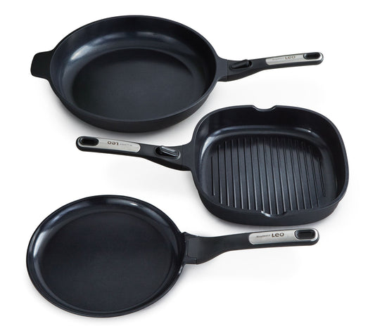 BergHOFF Phantom 3-Pc Nonstick Ceramic CookwareSet, Recycled