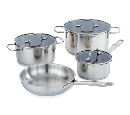 BergHOFF DiNA Helix 18/10 Stainless Steel 7pc Cookware Set