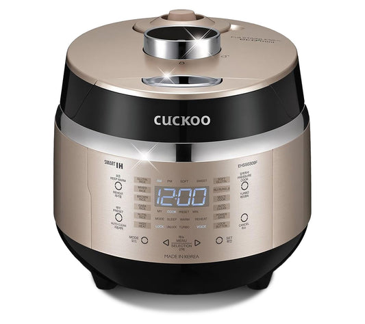 CUCKOO 3-Cup Induction Heating FuzzyLogic Pressure Rice Cooker