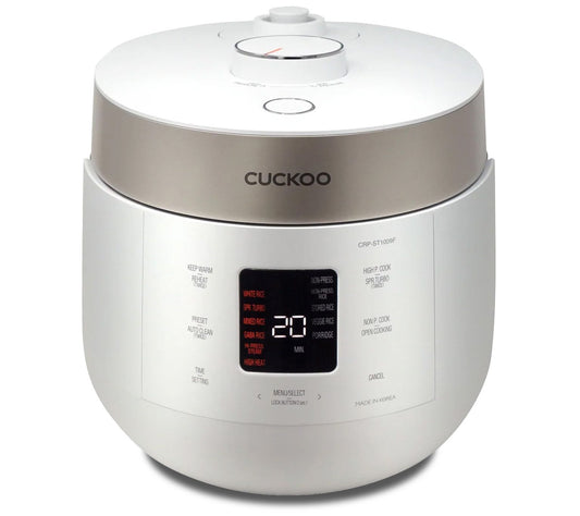 CUCKOO 6-Cup 16-Mode Twin Pressure Rice Cookerw/ Voice Guide