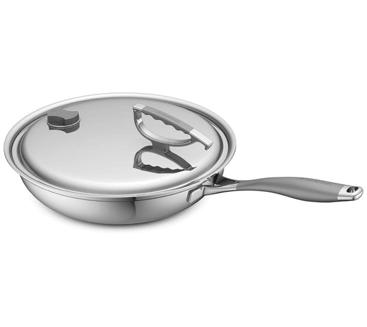 CookCraft Original 13" Tri-Ply Stainless SteelFrench Skillet
