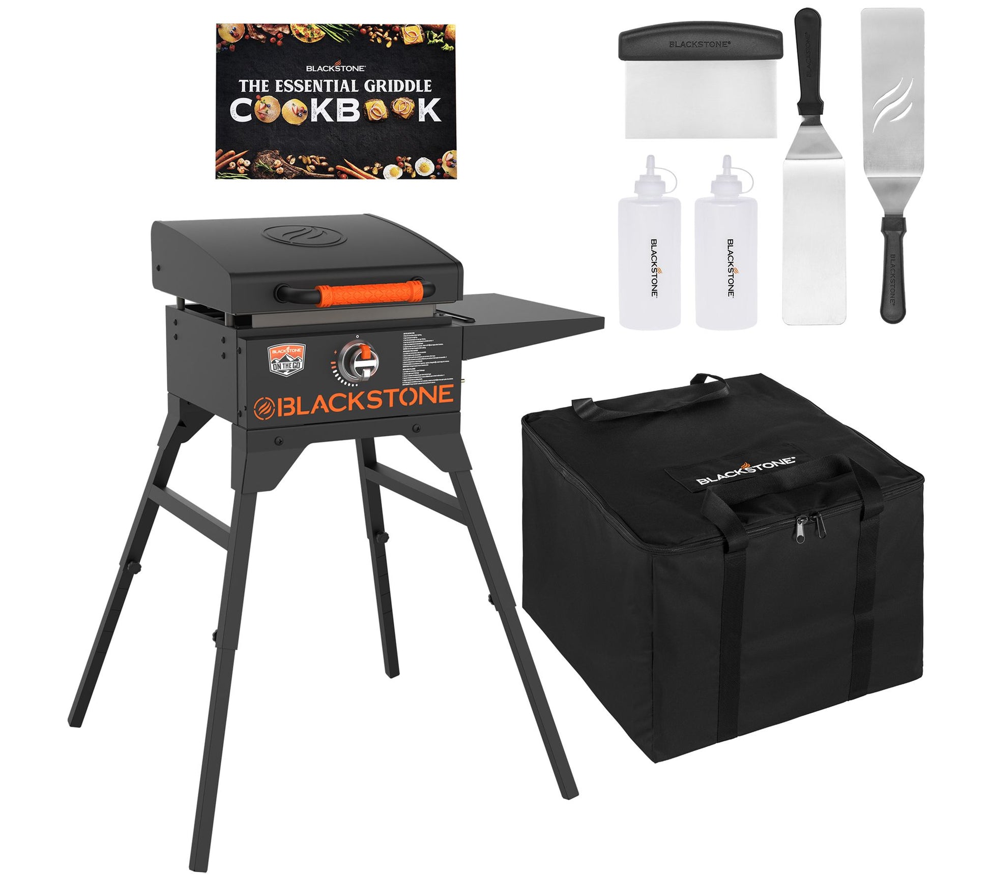 Blackstone 17" Griddle Grill w/ Stand, Hood, Carry Bag & Tool Set