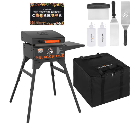 Blackstone 17" Griddle Grill w/ Stand, Hood, Carry Bag & Tool Set