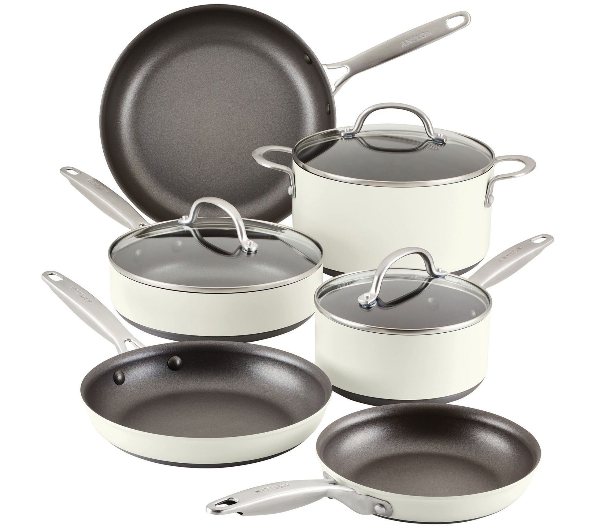 Anolon Achieve Hard Anodized Nonstick 9-pc Cookware Set