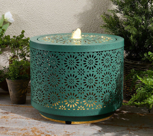 "As Is" Garden Reflections Plug-in Illuminated Fountain